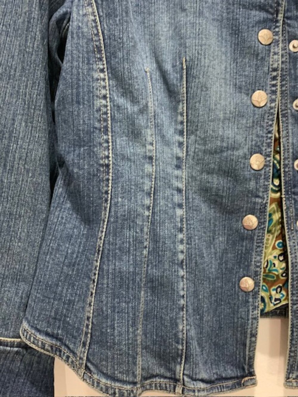 Christopher & Banks Jean Jacket Size Large - Picture 6 of 12